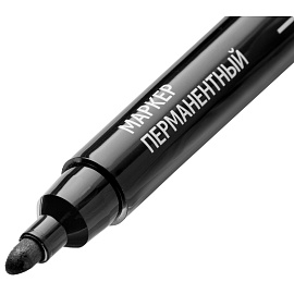 Маркер перманентный Attache черный (толщина линии 1-3 мм)