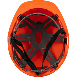 Каска защитная TOPFORT Стандарт 102 оранжевая с ленточным механизмом