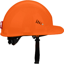Каска защитная TOPFORT Стандарт 202 оранжевая с храповым механизмом