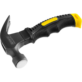 Молоток-гвоздодер укороченный столярный Stayer Compact с двухкомпонентной рукояткой 225 г (2026-225)