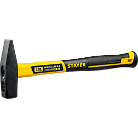 Молоток слесарный Stayer Hercules с двухкомпонентной рукояткой 400 г (20050-04_z02)