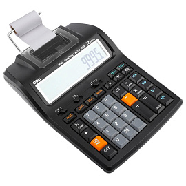 Калькулятор печатающий Deli EM121-EU 12-разрядный 172x203x55 мм