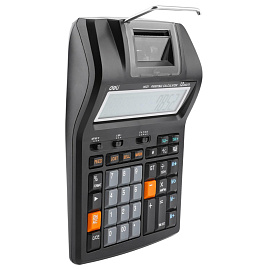 Калькулятор печатающий Deli EM121-EU 12-разрядный 172x203x55 мм