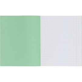 Тетрадь школьная зеленая Гознак А5 12 листов в клетку