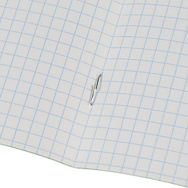 Тетрадь школьная зеленая Гознак А5 12 листов в клетку