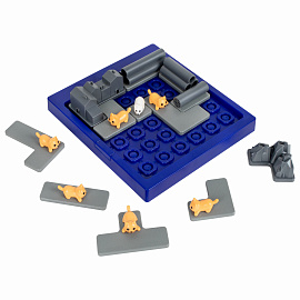 Настольная логическая игра IQ ТРЕНИНГ "Кошки-Мышки", 1TOY, Т25478