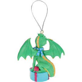 Елочная игрушка Miland Красивый дракон полирезина разноцветная (высота 7 см) фото Елочная игрушка Miland Красивый дракон полирезина разноцветная (высота 7 см)