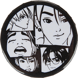 Набор значков Комус Класс Комикс 3.8 см