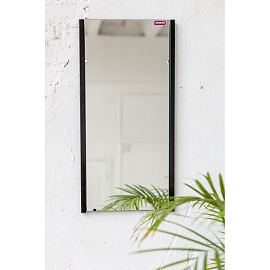 Зеркало настенное Мюлен (черный, 385x765 мм)