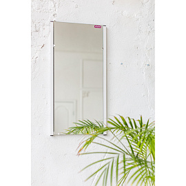 Зеркало настенное Мюлен (белый глянец, 385x765 мм)