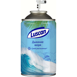 Баллон сменный для автоматического освежителя Luscan Дыхание моря 250 мл сухое распыление