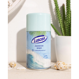 Баллон сменный для автоматического освежителя Luscan Дыхание моря 250 мл сухое распыление