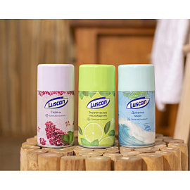 Баллон сменный для автоматического освежителя Luscan Дыхание моря 250 мл сухое распыление