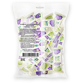 Конфеты фруктовые VITok яблоко-слива без сахара 500 г фото Конфеты фруктовые VITok яблоко-слива без сахара 500 г