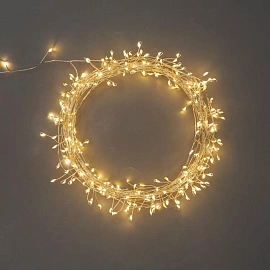 Гирлянда светодиодная Фейерверк белый свет 20 м