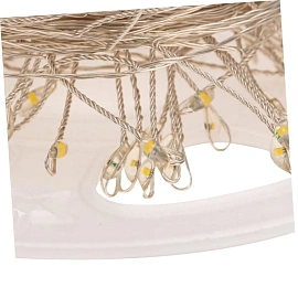 Гирлянда светодиодная Фейерверк белый свет 20 м