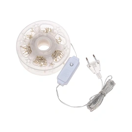 Гирлянда светодиодная Фейерверк белый свет 20 м