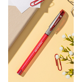 Ручка шариковая неавтоматическая Unomax (Unimax) Trio DC GP красная (толщина линии 0.5 мм)