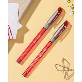 Ручка шариковая неавтоматическая Unomax (Unimax) Trio DC GP красная (толщина линии 0.5 мм)