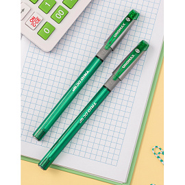 Ручка шариковая неавтоматическая Unomax (Unimax) Trio DC GP зеленая (толщина линии 0.5 мм)