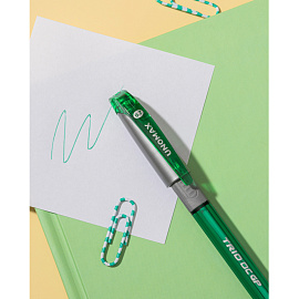 Ручка шариковая неавтоматическая Unomax (Unimax) Trio DC GP зеленая (толщина линии 0.5 мм)