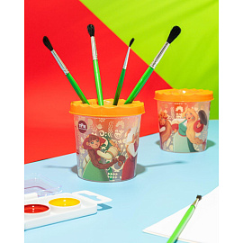 Набор кистей Комус Три Богатыря белка (5 штук в наборе) фото Набор кистей Комус Три Богатыря белка (5 штук в наборе)