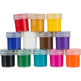 Гуашь Комус Три богатыря 12 цветов по 20 мл