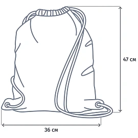 Мешок для сменной обуви Комус Три богатыря Горыныч 360x470 черный с карманом