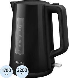 Чайник электрический Philips HD9318/20 чёрный