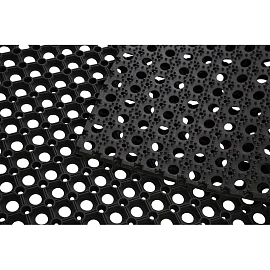 Коврик входной резиновый грязезащитный Luscan Professional 50х100 см черный