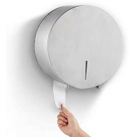 Диспенсер для туалетной бумаги рулонной Topfort T2 серебристый