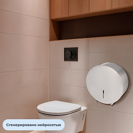 Диспенсер для туалетной бумаги рулонной Topfort T2 серебристый