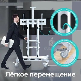 Стойка для ТВ с кронштейном Onkron TS1881 (TS1881-W)