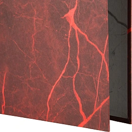 Папка-регистратор Attache (Attache Economy) 75 мм мрамор красная бумага