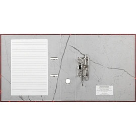 Папка-регистратор Attache (Attache Economy) 75 мм мрамор красная бумага