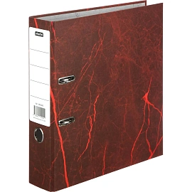 Папка-регистратор Attache (Attache Economy) 75 мм мрамор красная бумага