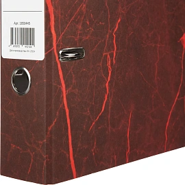 Папка-регистратор Attache (Attache Economy) 75 мм мрамор красная бумага