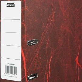 Папка-регистратор Attache (Attache Economy) 75 мм мрамор красная бумага