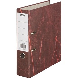 Папка-регистратор Attache (Attache Economy) 75 мм мрамор красная бумага