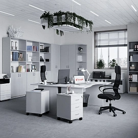 Каркас гардероба Easy to lead Easy One LT 22/16 (серый, 768х370х1997 мм)