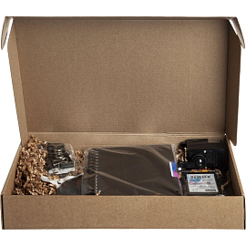 Набор канцелярский Attache Selection Digital черный (9 предметов в наборе)