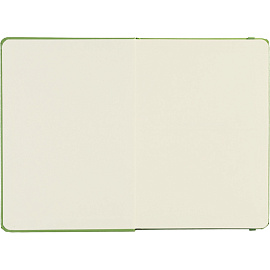 Ежедневник недатированный Attache Dairy полиуретан А5 136 листов зелёный с фиксирующей резинкой