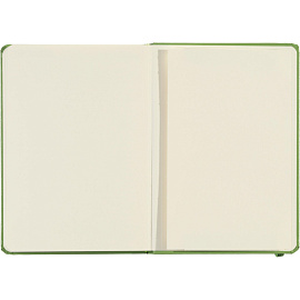 Ежедневник недатированный Attache Dairy полиуретан А5 136 листов зелёный с фиксирующей резинкой