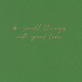 Ежедневник недатированный Attache Do small things полиуретан А5 136 листов зелёный (золотистый обрез)