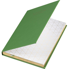 Ежедневник недатированный Attache Do small things полиуретан А5 136 листов зелёный (золотистый обрез)