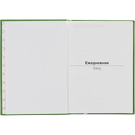 Ежедневник недатированный Attache Do small things полиуретан А5 136 листов зелёный (золотистый обрез)