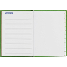 Ежедневник недатированный Attache Do small things полиуретан А5 136 листов зелёный (золотистый обрез)