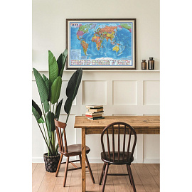 Настенная карта Мира политическая 1:55 000 000 Globen КН024