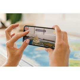 Настенная карта Мира физическая 1:25 000 000 Globen КН048