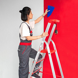 Стремянка алюминиевая Новая Высота NV 3115 8 ступеней (3115108)